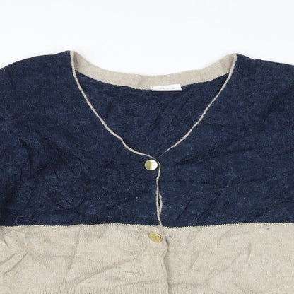villa Womens Blue   Cardigan Jumper Size M