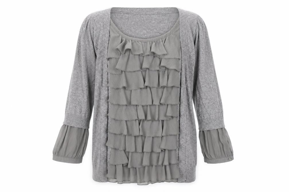 Next Womens Grey   Basic T-Shirt Size 10