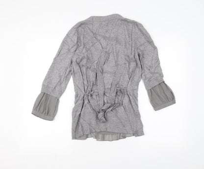 Womens UK Size 10 NEXT Grey Basic T-Shirt