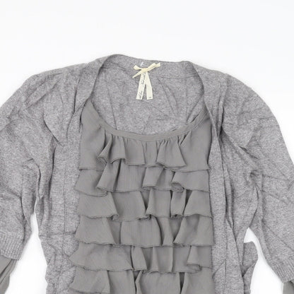 Womens UK Size 10 NEXT Grey Basic T-Shirt