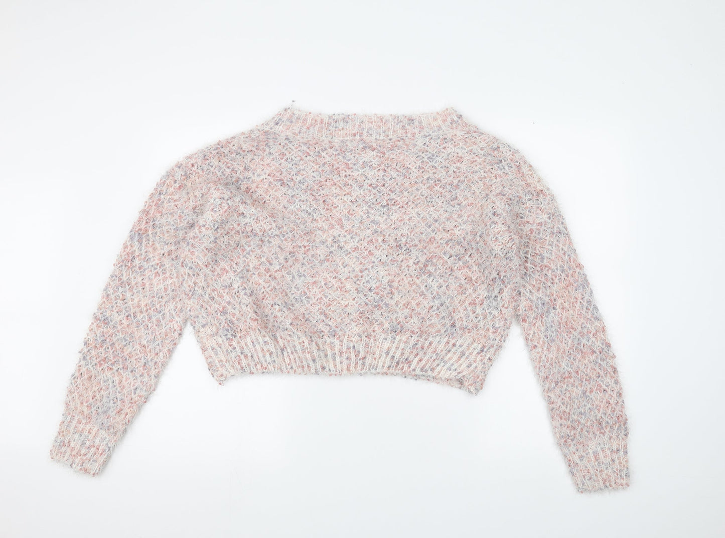 Made with love Womens White  Knit Pullover Jumper Size XL
