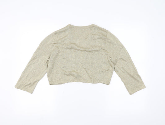 Monsoon Womens White   Cardigan Jumper Size M