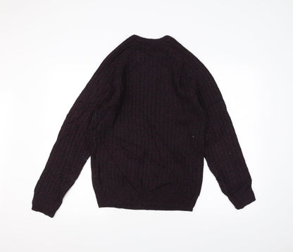 Cedar Wood State Mens Red  Knit Pullover Jumper Size XS