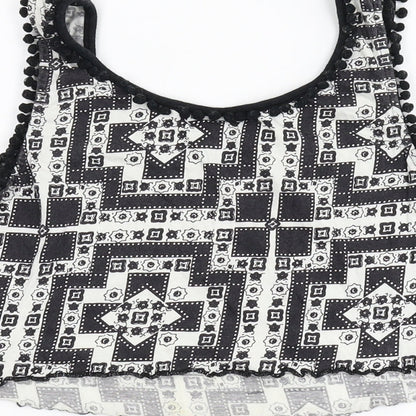 Topshop Womens Multicoloured Geometric  Basic Tank Size 6