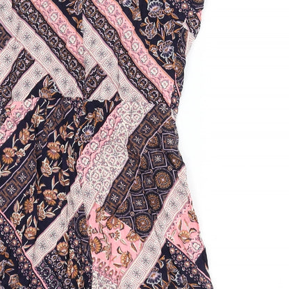 Primark Womens Multicoloured Geometric  Jumpsuit One-Piece Size 6