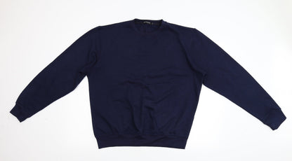 Pretty Little Thing Mens Blue  Flannel  Sweatshirt Size XL