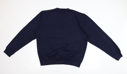 Pretty Little Thing Mens Blue  Flannel  Sweatshirt Size XL