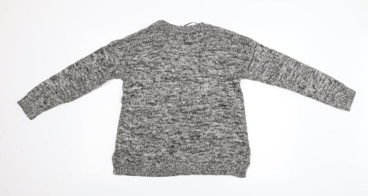 Primark Womens Grey  Knit Pullover Jumper Size 8  - Owl