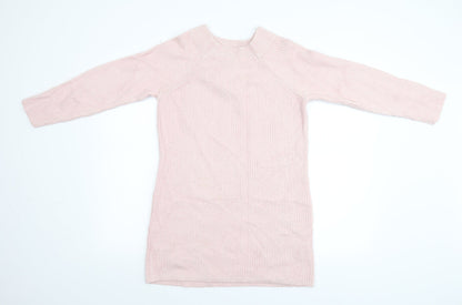 H&M Womens Pink  Knit Pullover Jumper Size M