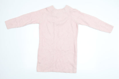H&M Womens Pink  Knit Pullover Jumper Size M