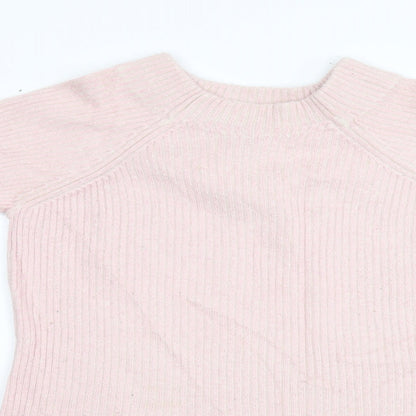 H&M Womens Pink  Knit Pullover Jumper Size M