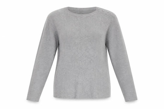 Papaya Womens Grey  Knit Pullover Jumper Size L