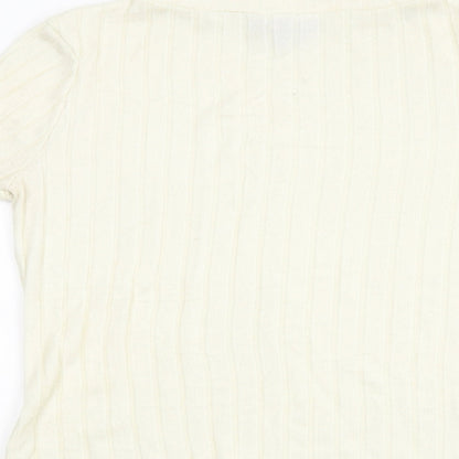Primark Womens Beige  Knit Pullover Jumper Size S