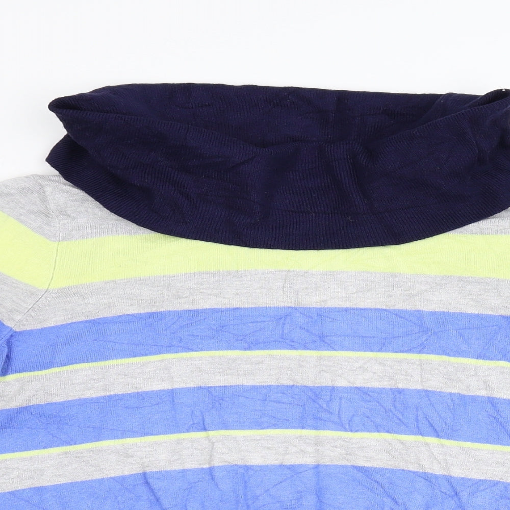Marks & Spencer Womens Multicoloured Striped Knit Pullover Jumper Size M