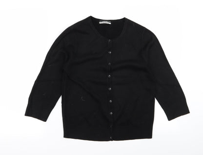 Preworn Womens Black   Cape Jumper Size 10