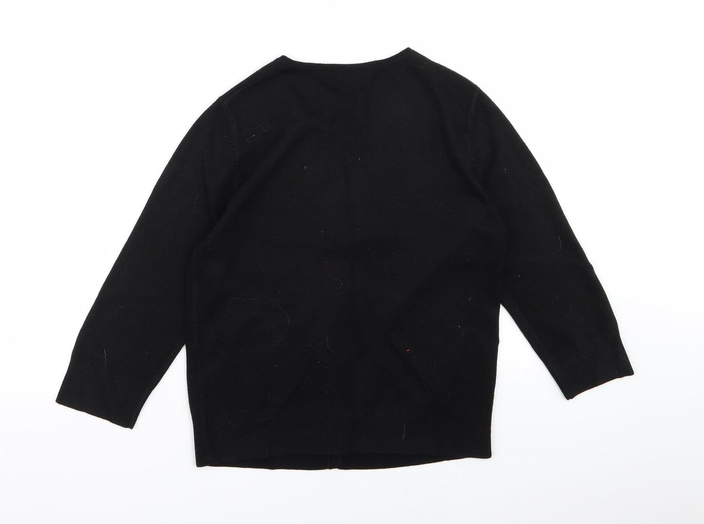 Preworn Womens Black   Cape Jumper Size 10