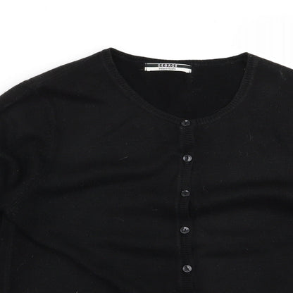 Preworn Womens Black   Cape Jumper Size 10