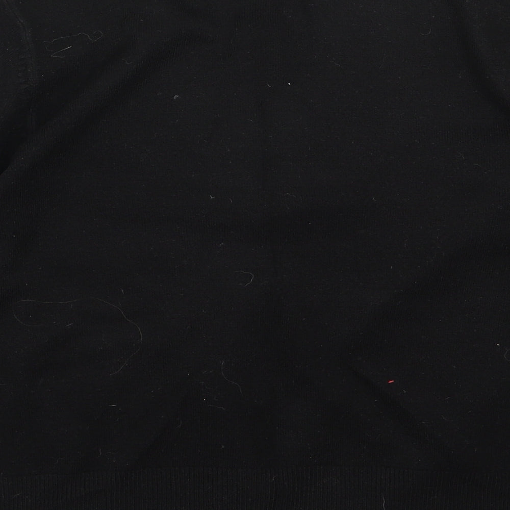 Preworn Womens Black   Cape Jumper Size 10