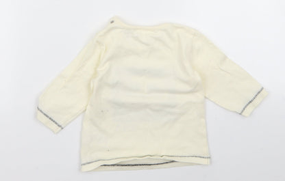 Next Baby White   Basic T-Shirt Size 3-6 Months