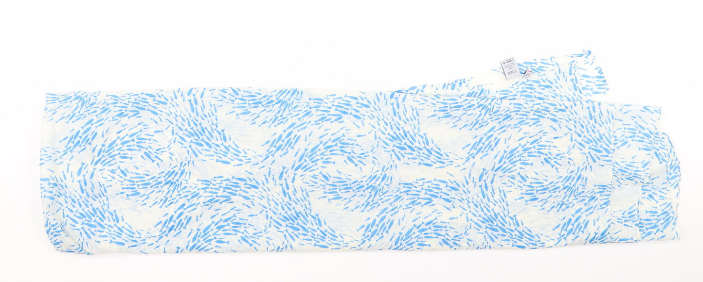 prworn Unisex White Animal Print   Scarf