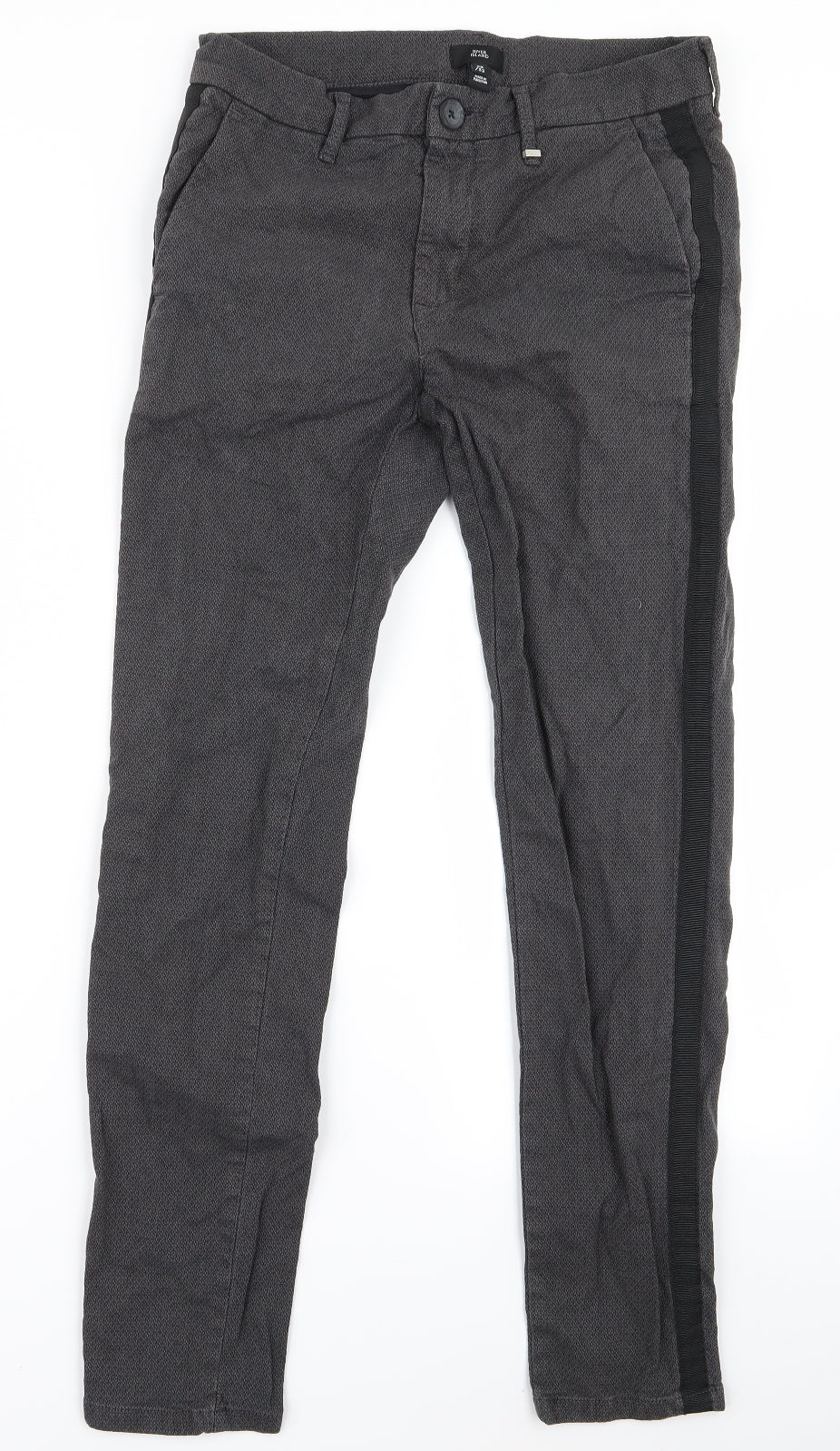 Womens UK Size 28 River Island Regular Fit  Grey Trousers