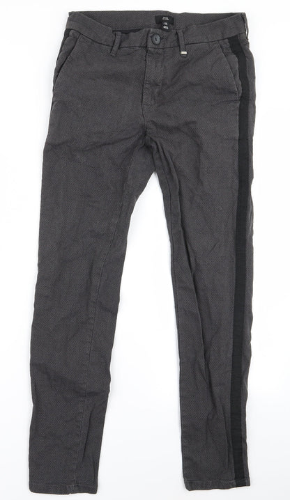 Womens UK Size 28 River Island Regular Fit  Grey Trousers