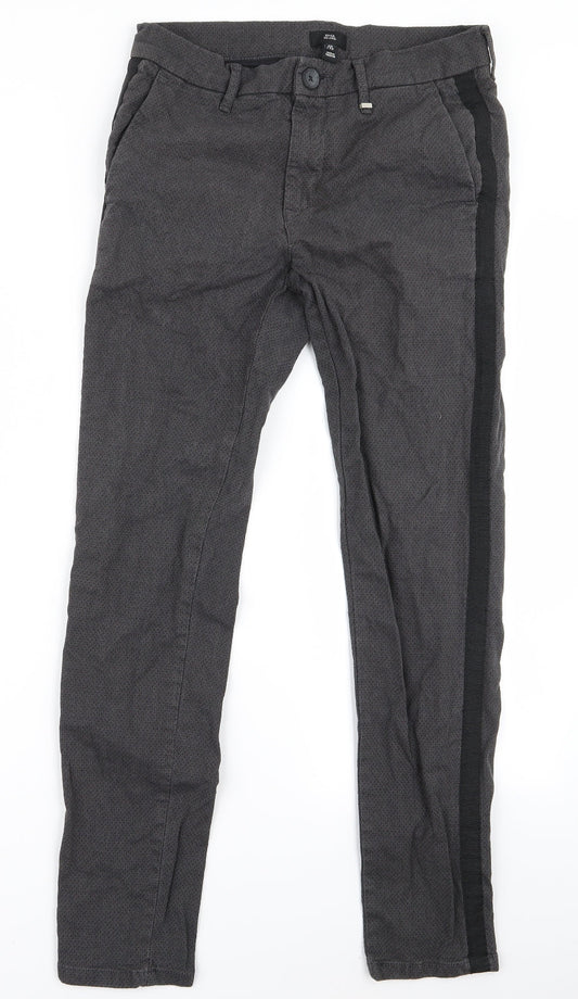 Womens UK Size 28 River Island Regular Fit  Grey Trousers