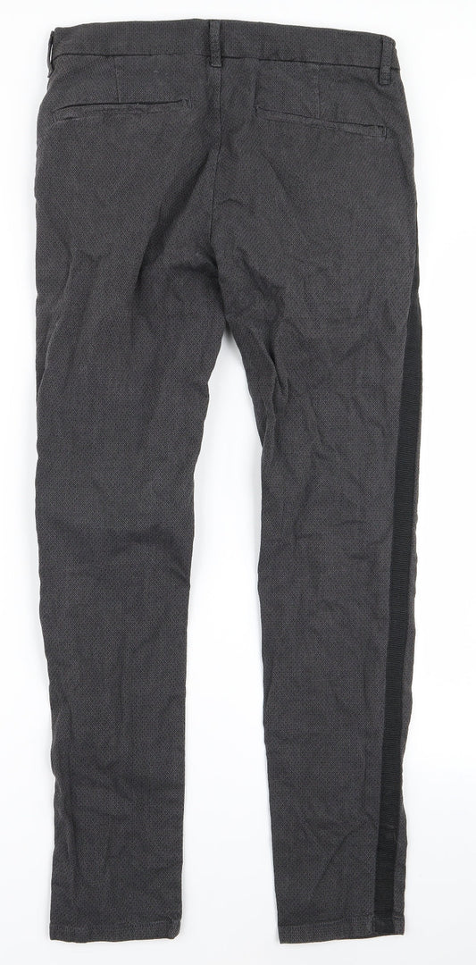 Womens UK Size 28 River Island Regular Fit  Grey Trousers