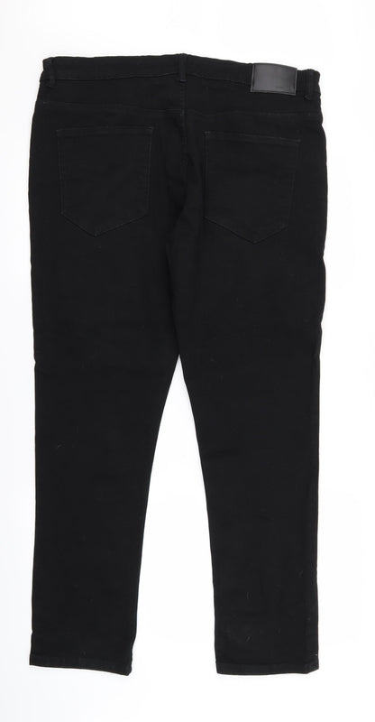 Womens UK Size 38 Preworn Regular Fit Jegging Black Jeans