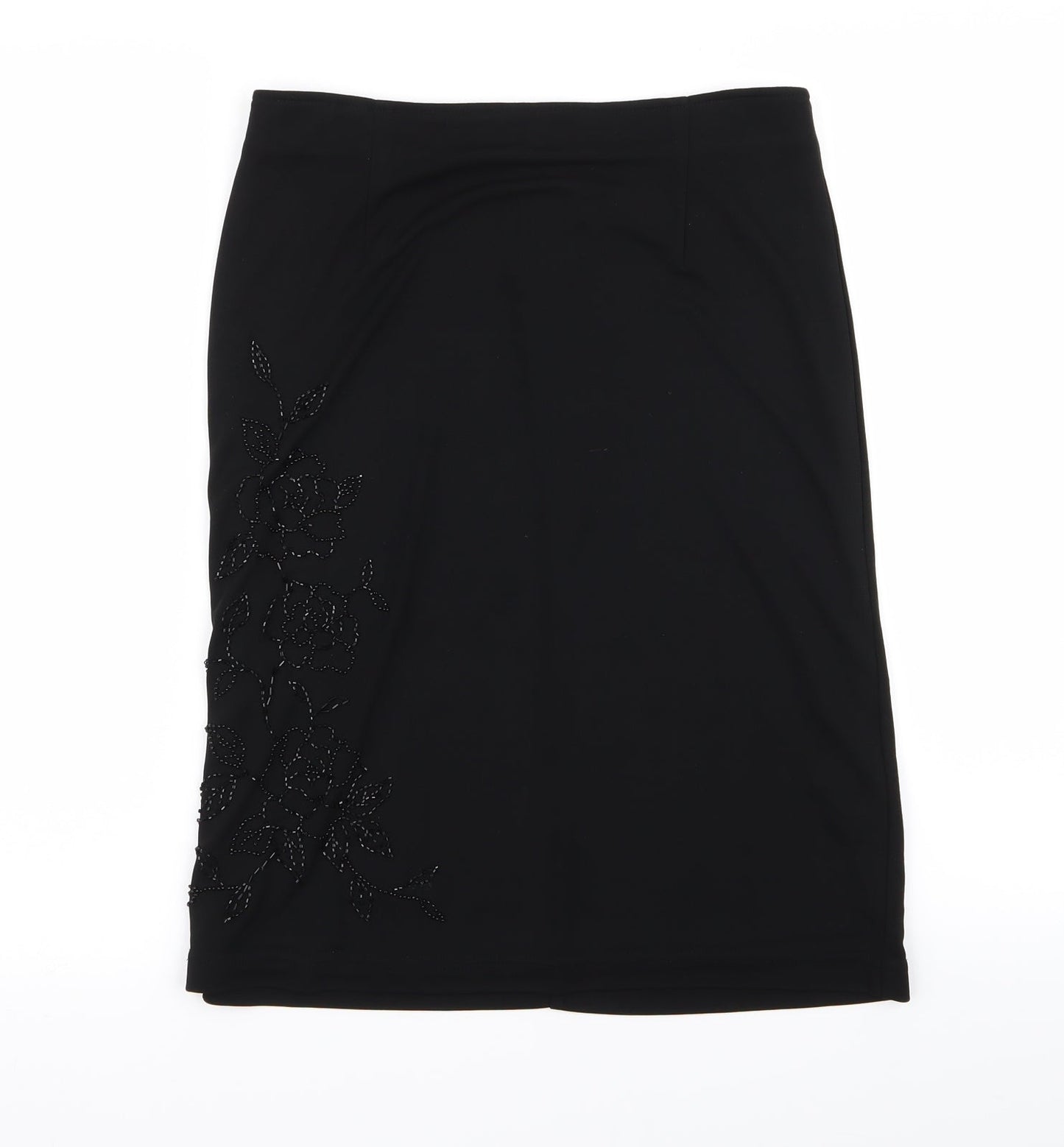 Dorothy Perkins Womens Black  Rayon Straight & Pencil Set Size 12