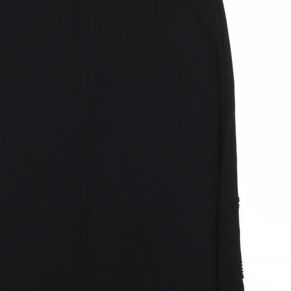 Dorothy Perkins Womens Black  Rayon Straight & Pencil Set Size 12