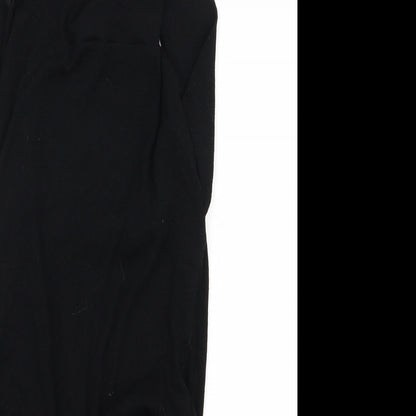 BLA Womens Black  Ramie Playsuit One-Piece Size 12