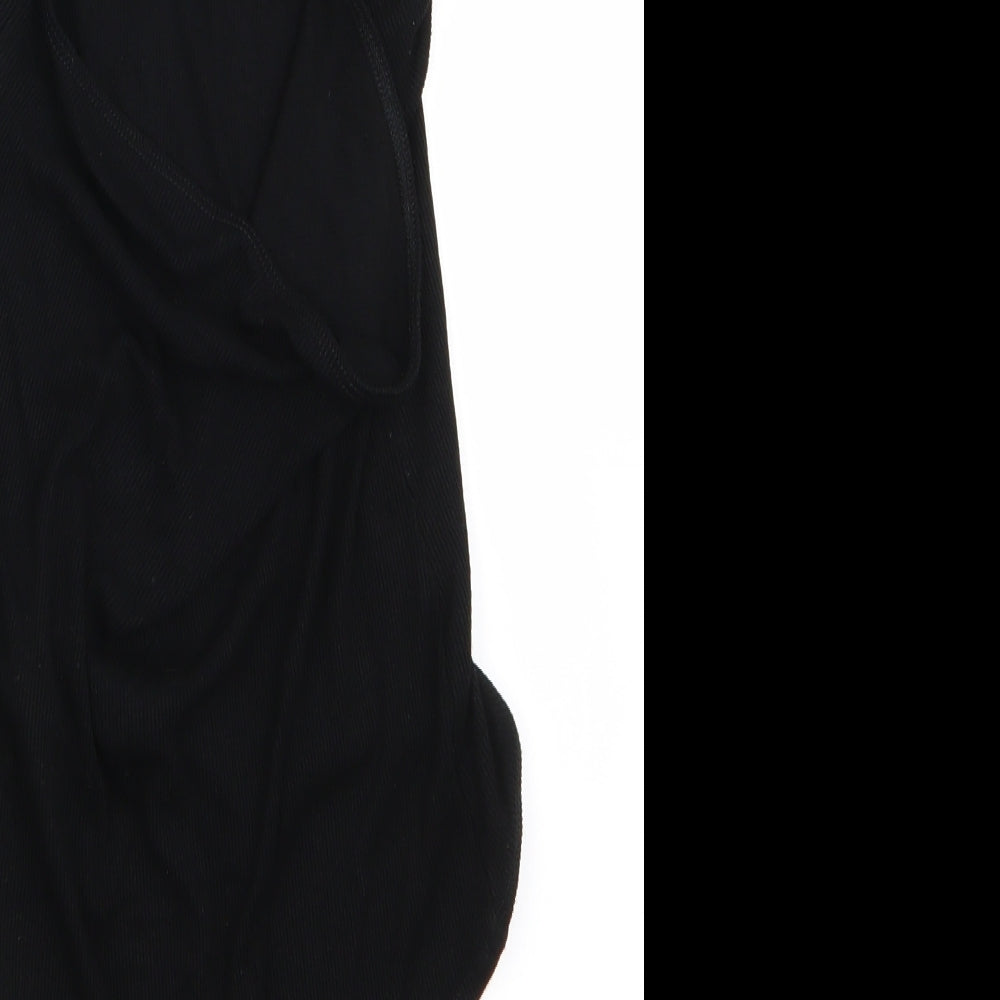 BLA Womens Black  Ramie Playsuit One-Piece Size 12