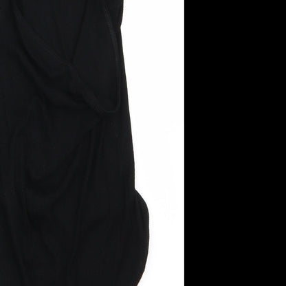 BLA Womens Black  Ramie Playsuit One-Piece Size 12