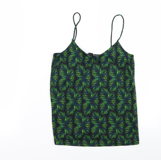 Primark Womens Green Floral  Basic Blouse Size 6