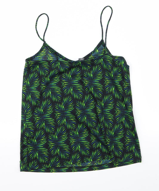 Primark Womens Green Floral  Basic Blouse Size 6