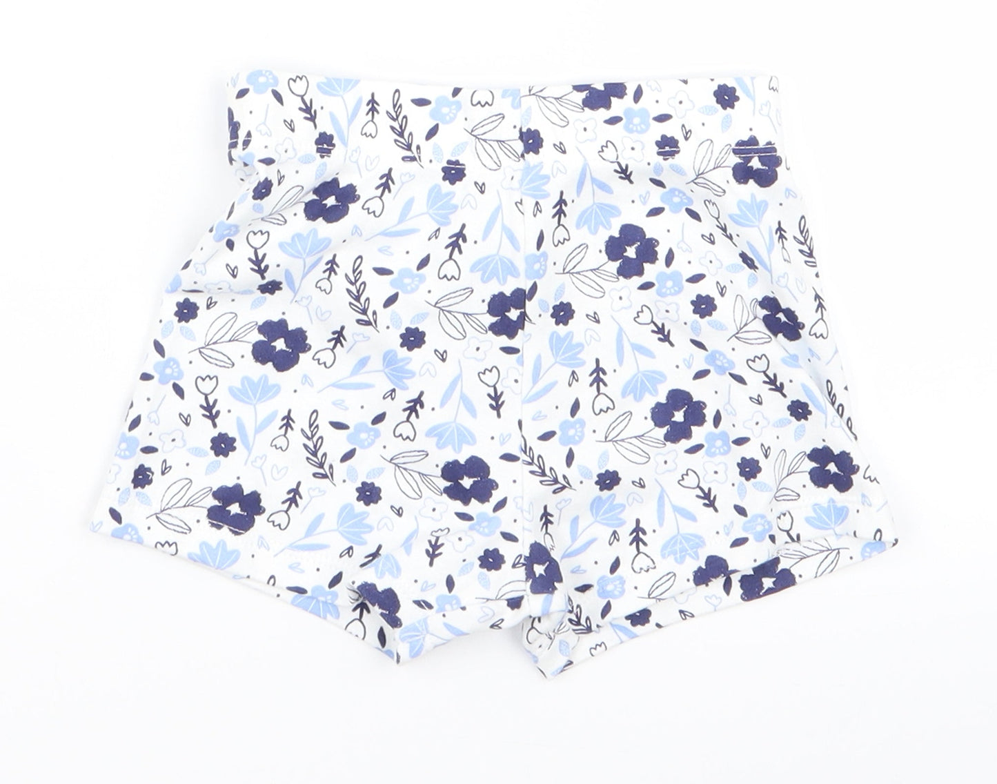 Preworn Baby White   Capri Trousers Size 12 Months