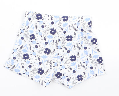 Preworn Baby White   Capri Trousers Size 12 Months