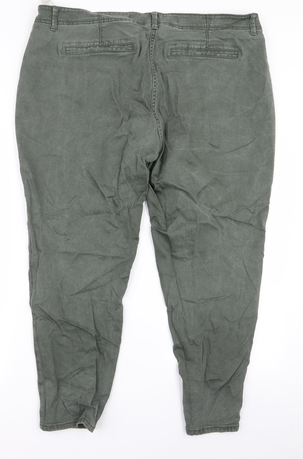 indigo` Womens Green   Cargo Trousers Size 40 L24 in