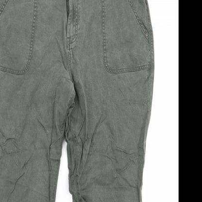 indigo` Womens Green   Cargo Trousers Size 40 L24 in