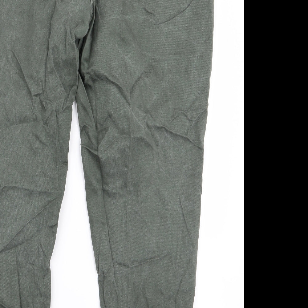 indigo` Womens Green   Cargo Trousers Size 40 L24 in