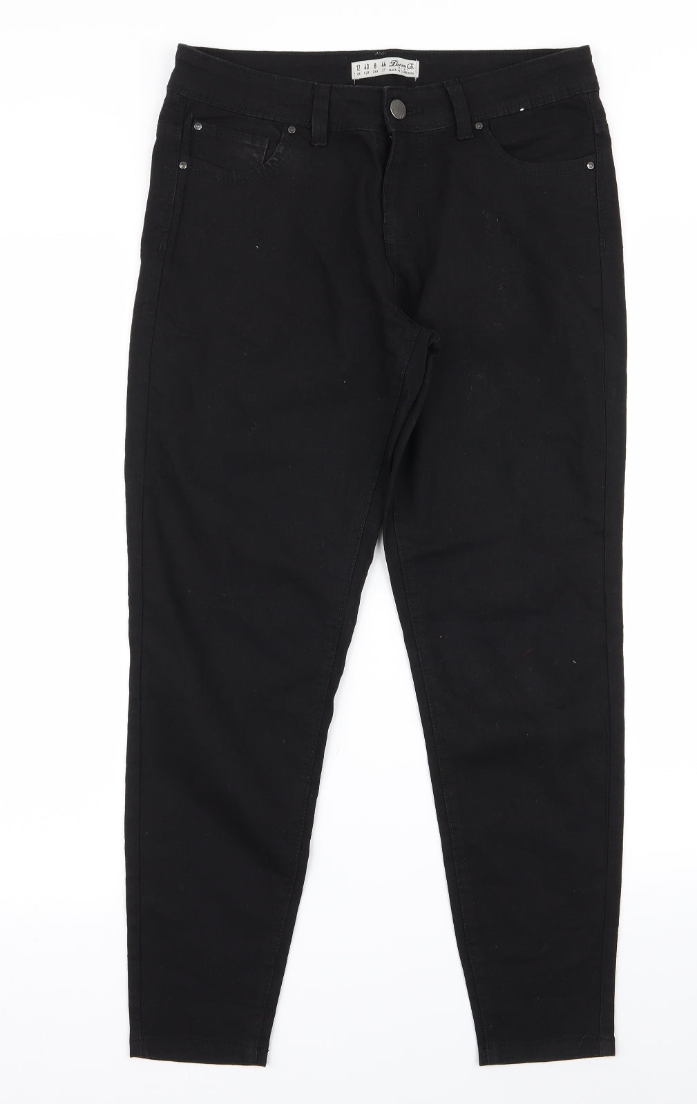 Primark Womens Black   Trousers  Size 12 L23 in