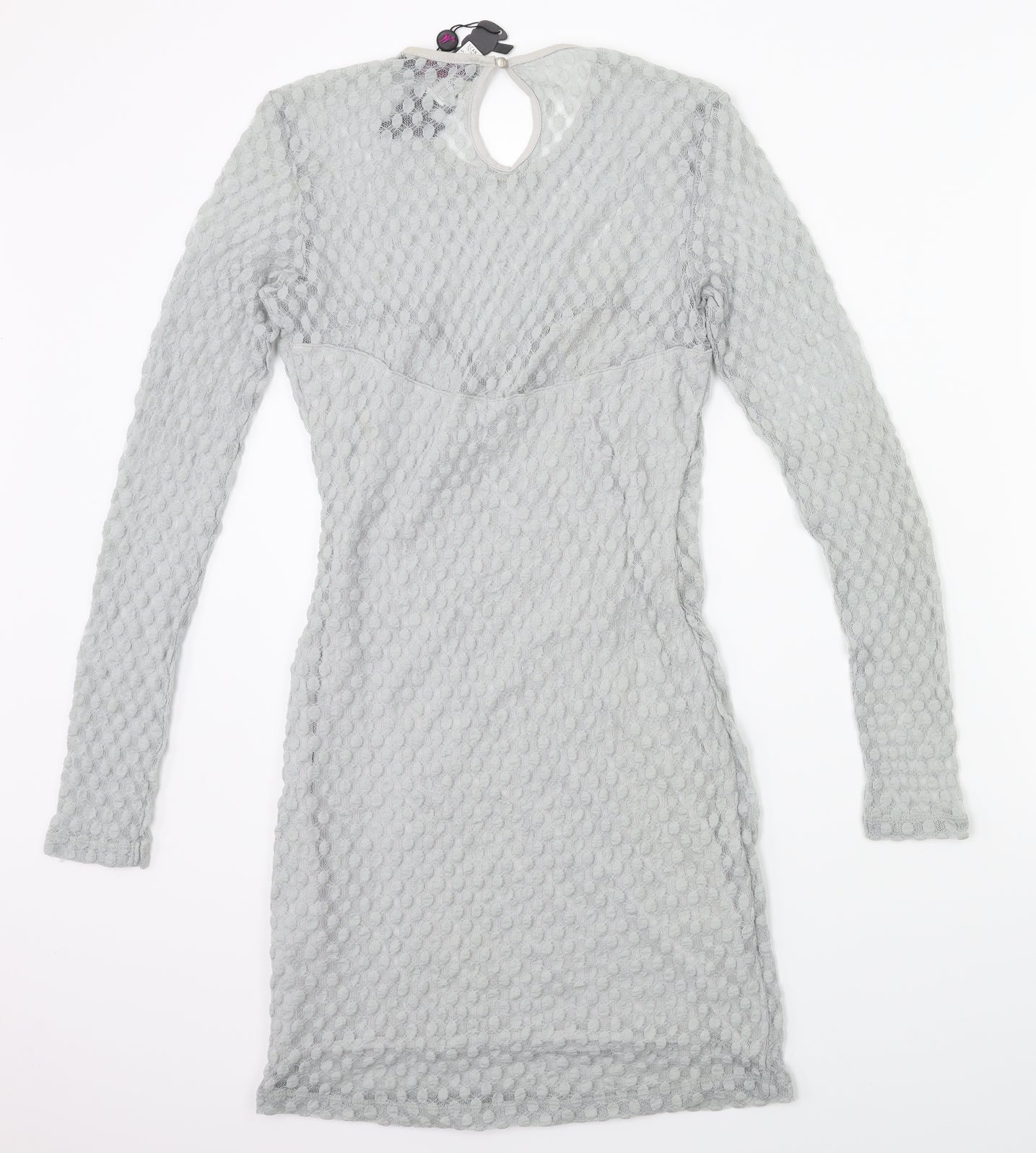 Motel Rocks Womens Grey  Lace Bodycon  Size 12