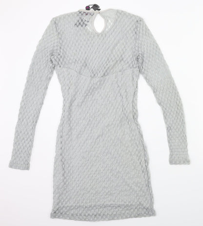 Motel Rocks Womens Grey  Lace Bodycon  Size 12