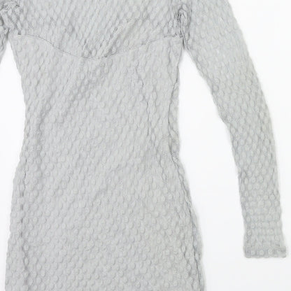Motel Rocks Womens Grey  Lace Bodycon  Size 12