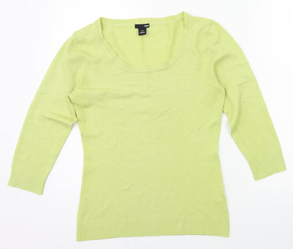 H&M Womens Green   Pullover Jumper Size M