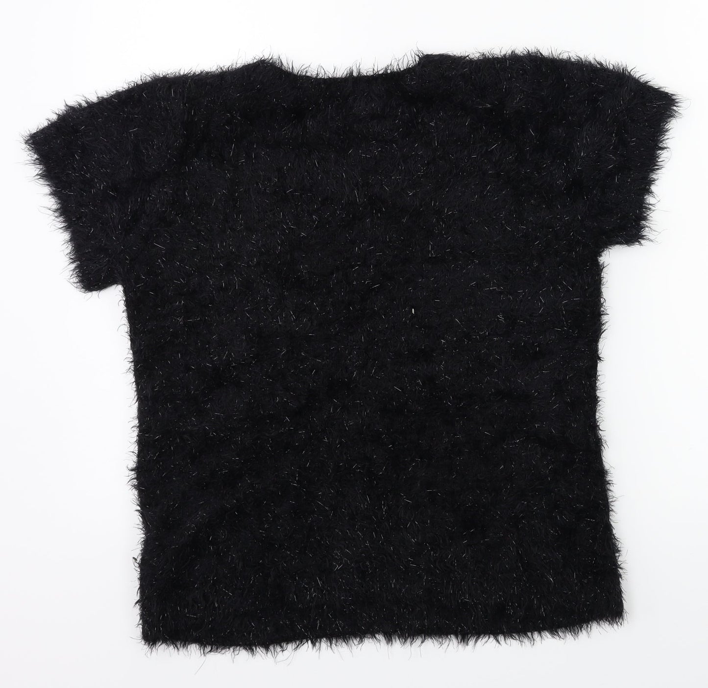 George Womens Black   Basic T-Shirt Size 12