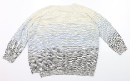 Warehouse Womens Blue   Pullover Jumper Size 12