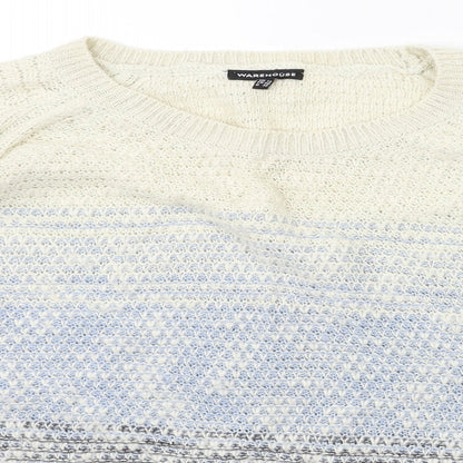 Warehouse Womens Blue   Pullover Jumper Size 12