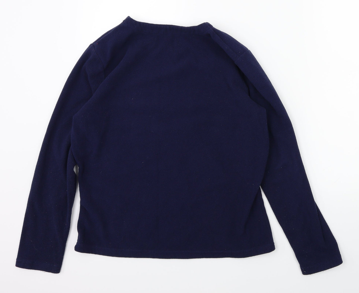 George Girls Black Solid  Top Pyjama Top Size 9 Years  - POLAR BEAR